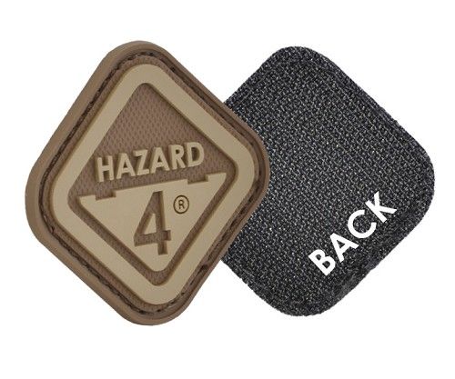 Morale Patch - Diamond Shaped - Hook-Backing - Hazard 4® Logo