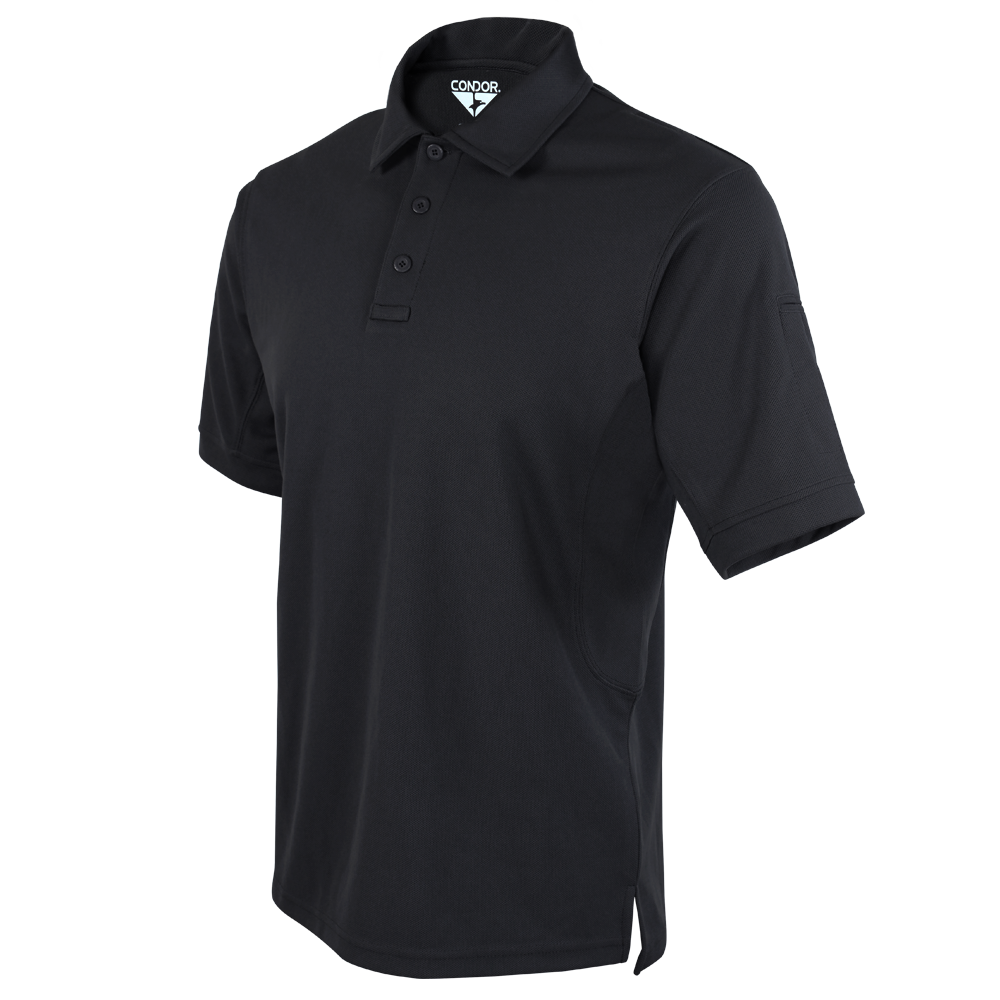 Condor Outdoor Short Sleeve Performance Tactical Polo Black