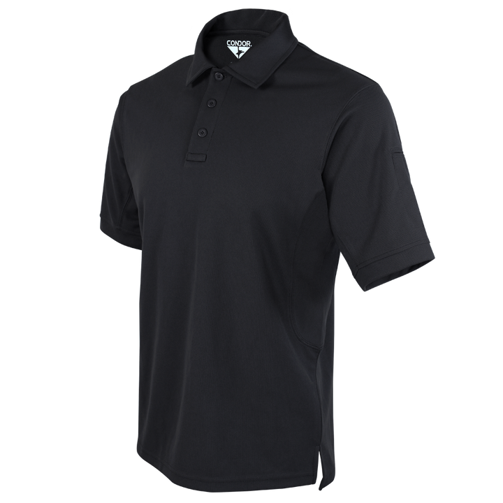 Condor Outdoor Short Sleeve Performance Tactical Polo Black