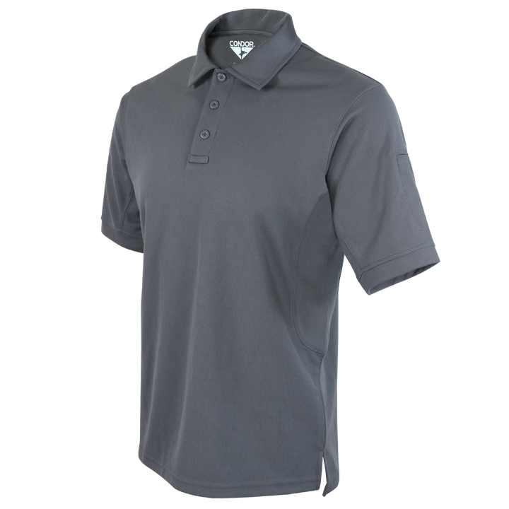 Condor Outdoor Short Sleeve Performance Tactical Polo Graphite Gray