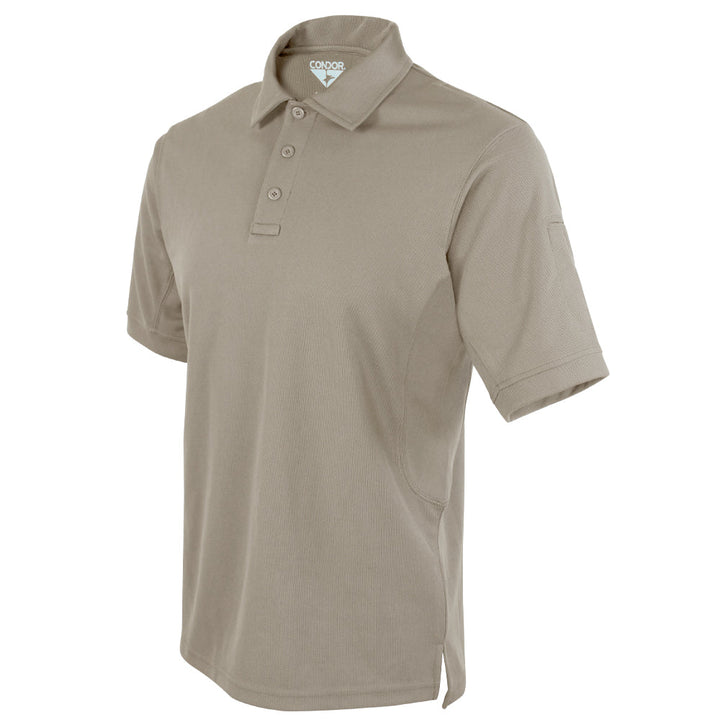 Condor Outdoor Short Sleeve Performance Tactical Polo Sand