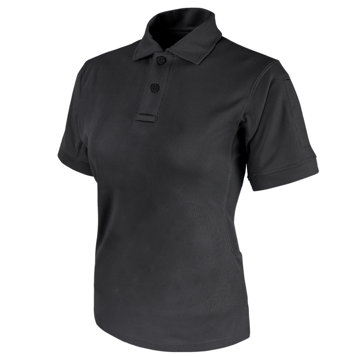 Women's Short Sleeve Performance Tactical Polo Black