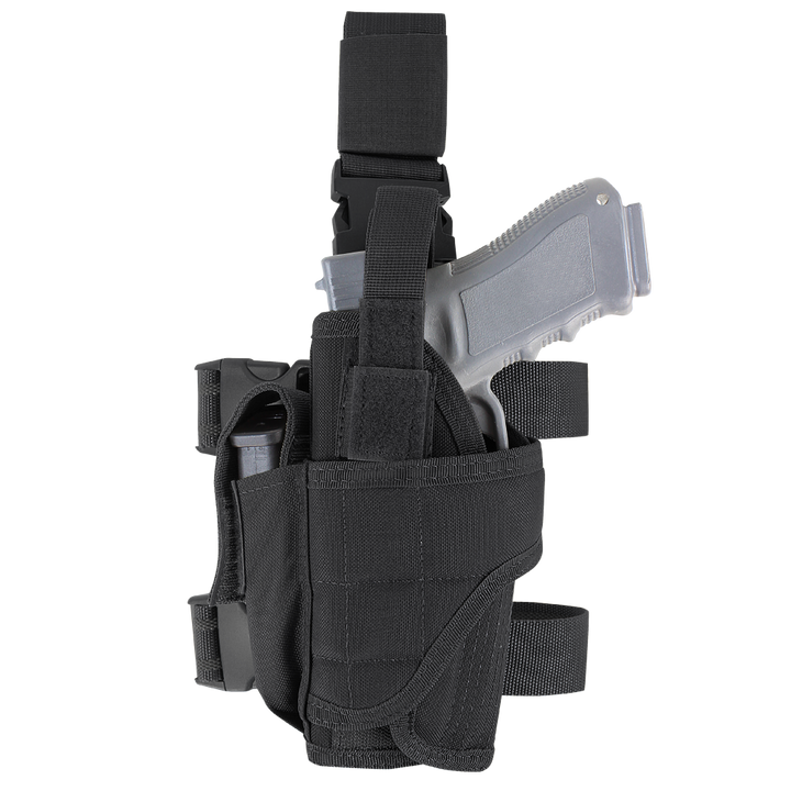 Condor Outdoor Tornado Tactical Leg Holster - Left Hand Black