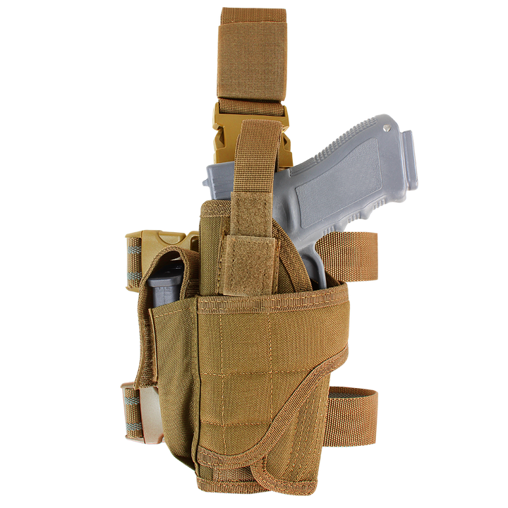 Condor Outdoor Tornado Tactical Leg Holster - Left Hand Coyote Brown