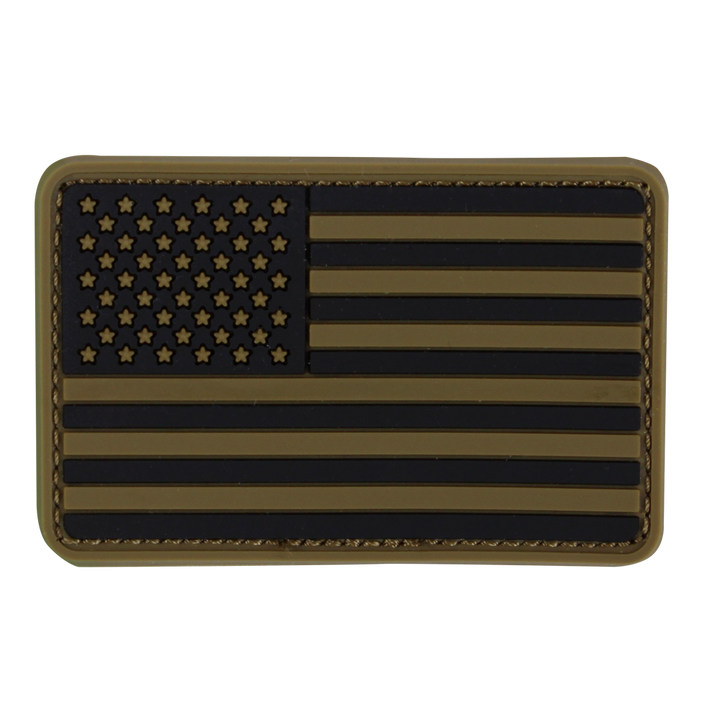 Condor Outdoor US Flag PVC Patch in Coyote Brown