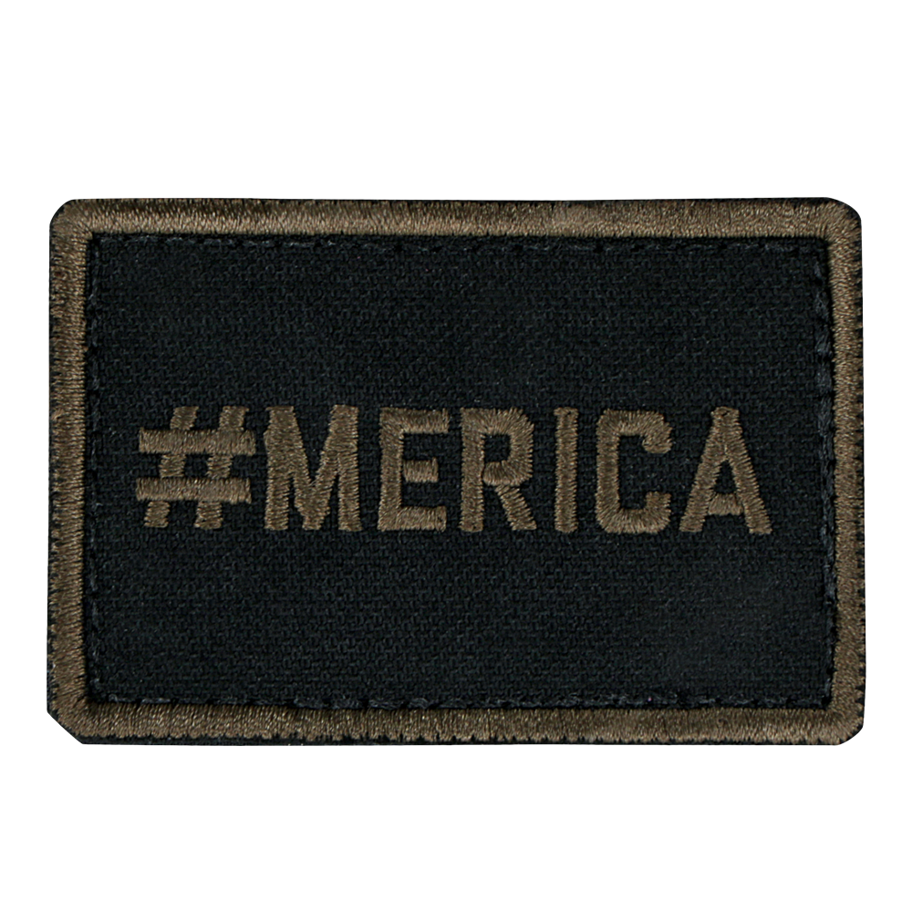 Merica Patch in Coyote Brown