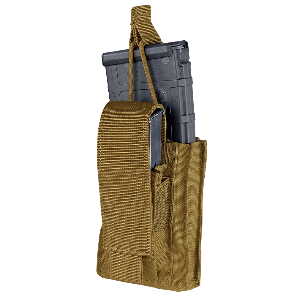 Condor Outdoor Single Kangaroo Mag Pouch Gen II Coyote Brown