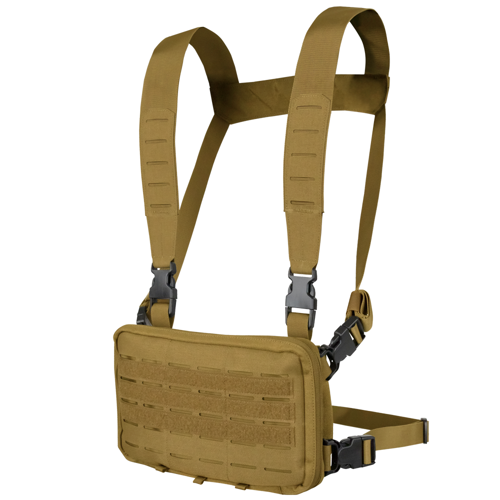 Condor Outdoor Stowaway Chest Rig Coyote Brown