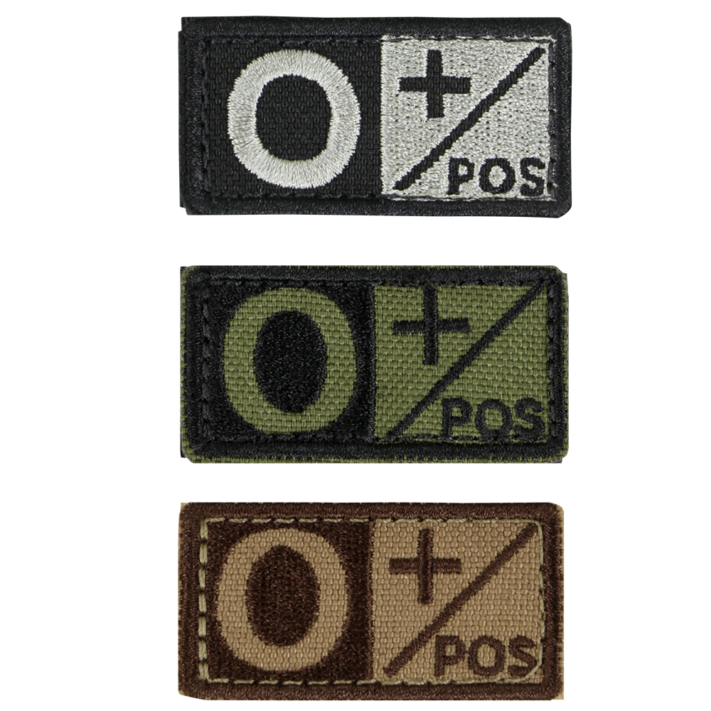 O Positive Blood Type Patches