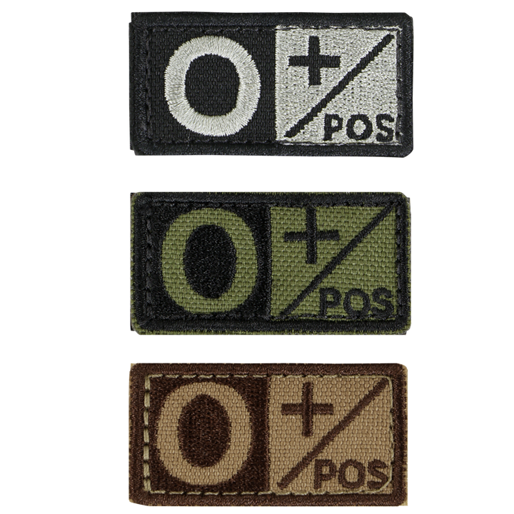 O Positive Blood Type Patches