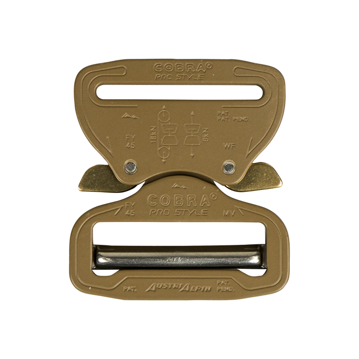 Austrialpin Cobra Buckle 1.75" Coyote Brown