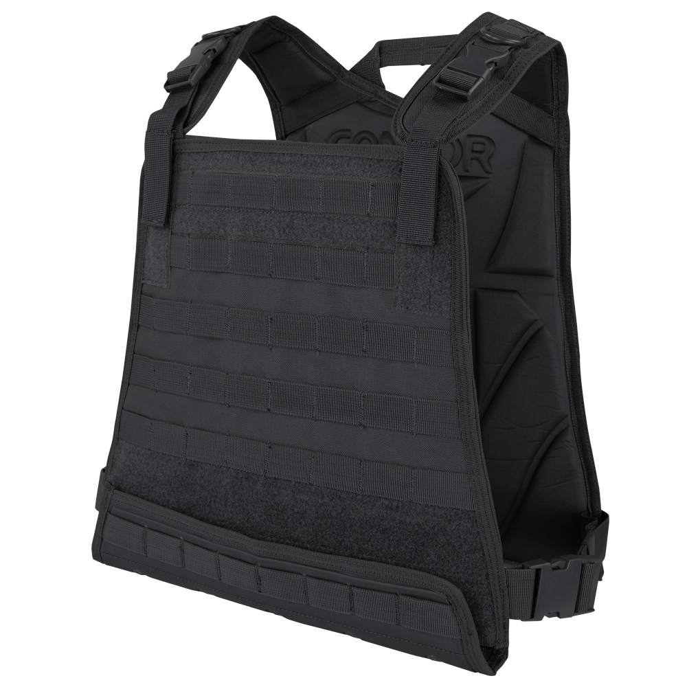 Condor Outdoor Compact Plate Carrier Black