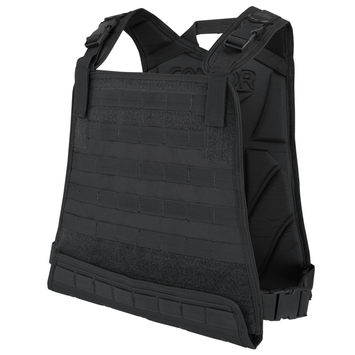 Condor Outdoor Compact Plate Carrier Black