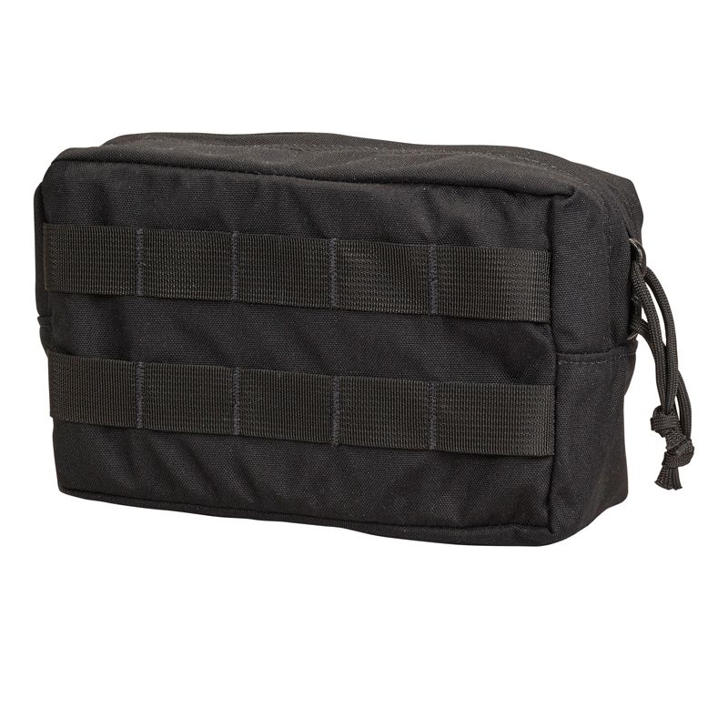 Horizontal Utility General Purpose Pouch MOLLE Large Black