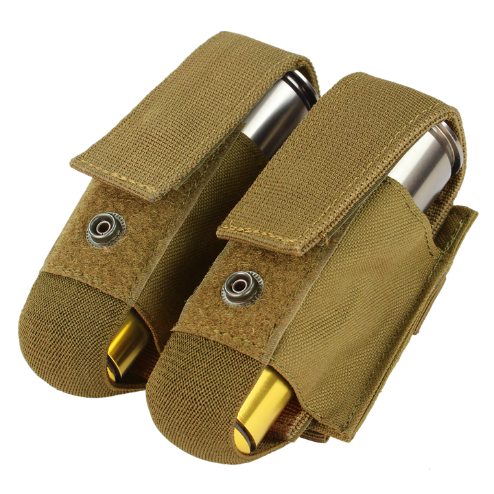 Condor Outdoor Double 40mm Grenade Pouch Coyote Brown