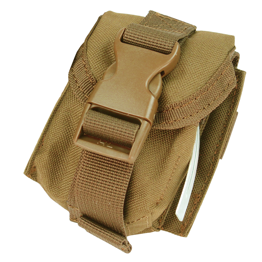 Condor Outdoor Single Frag Grenade Pouch Coyote Brown