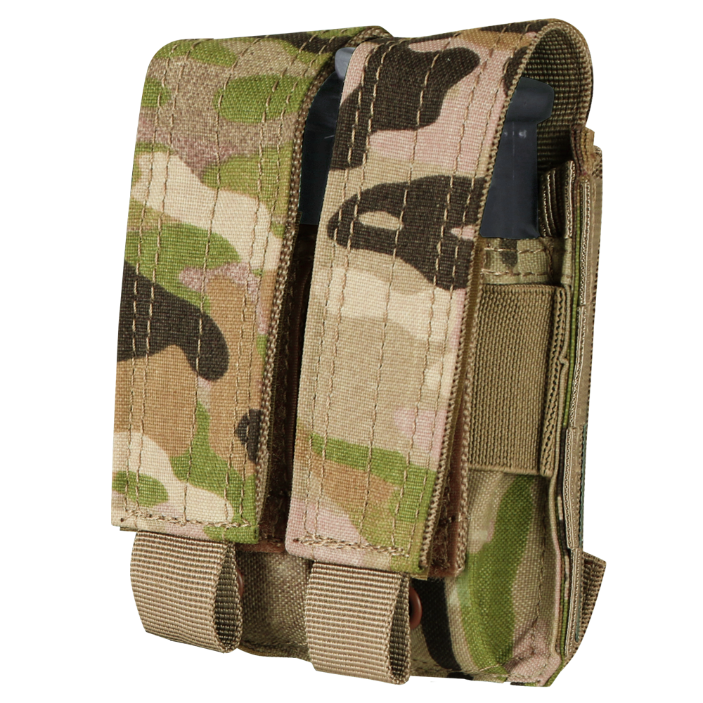 Condor Outdoor Double Pistol Mag Pouch MultiCam