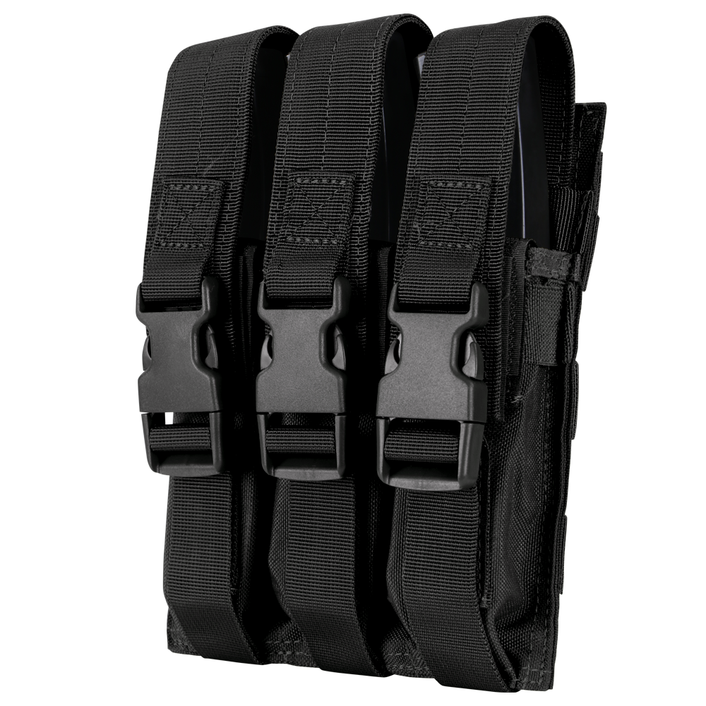 Condor Outdoor Triple MP5 Mag Pouch Black