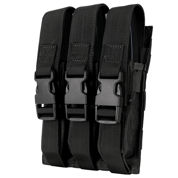 Condor Outdoor Triple MP5 Mag Pouch Black