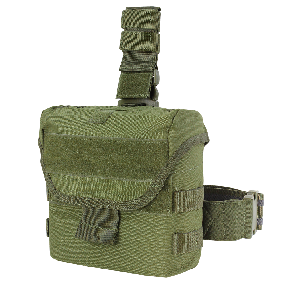 Condor Outdoor Drop Leg Dump Pouch Olive Drab Green