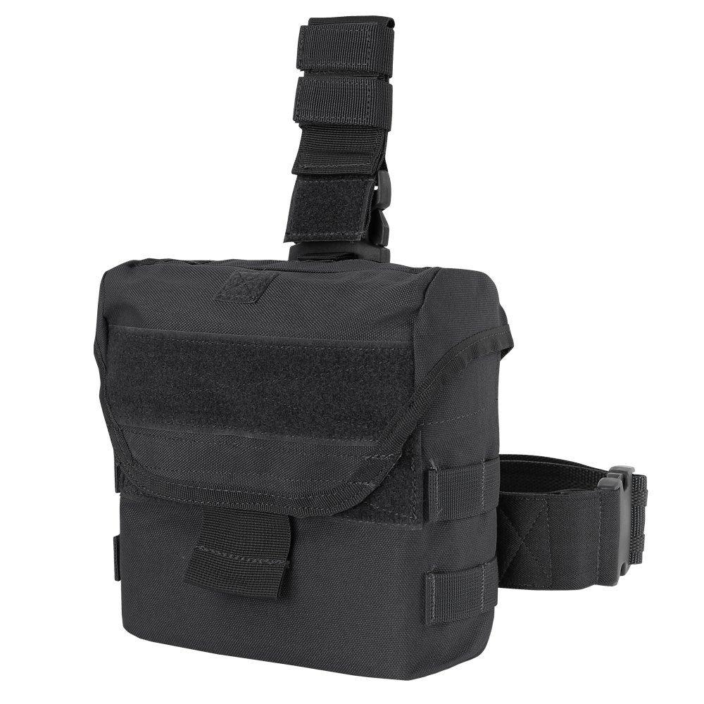 Condor Outdoor Drop Leg Dump Pouch Black