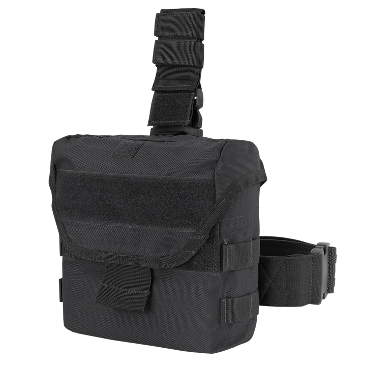 Condor Outdoor Drop Leg Dump Pouch Black