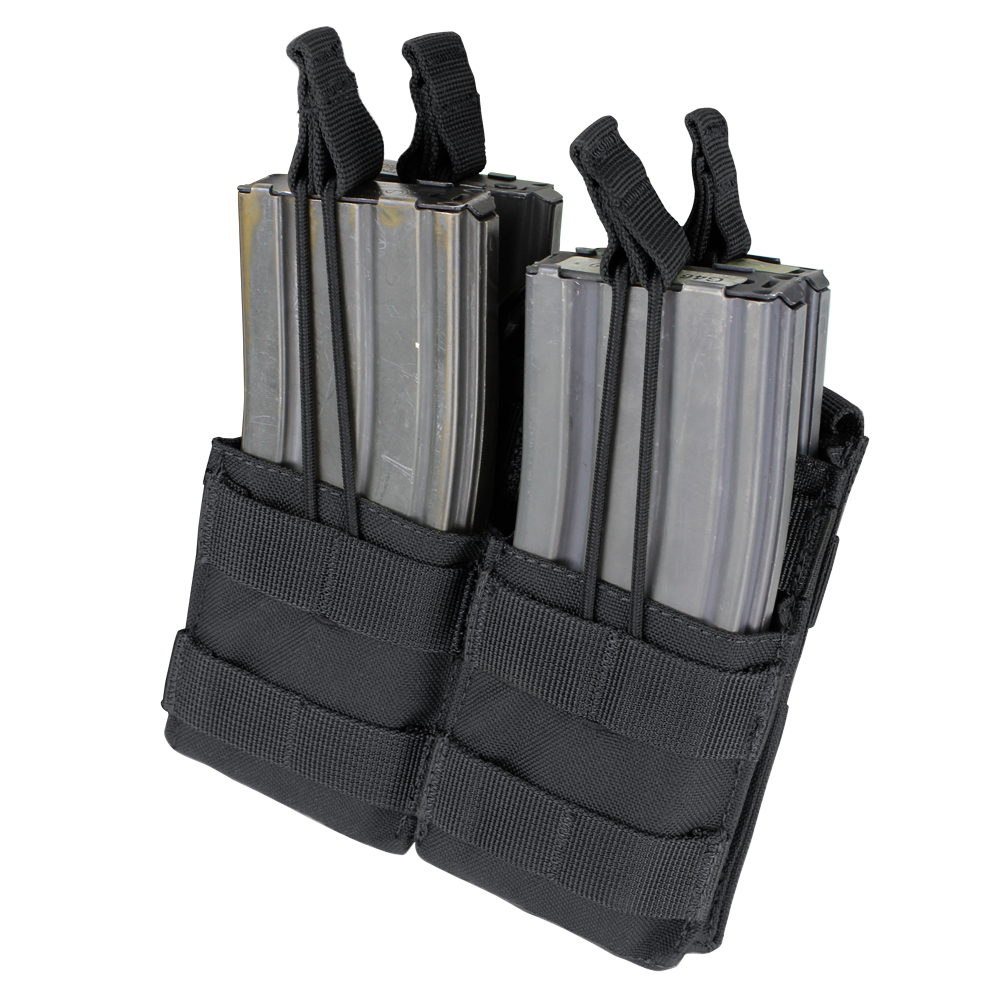 Condor Outdoor Double Stacker M4 Mag Pouch Black