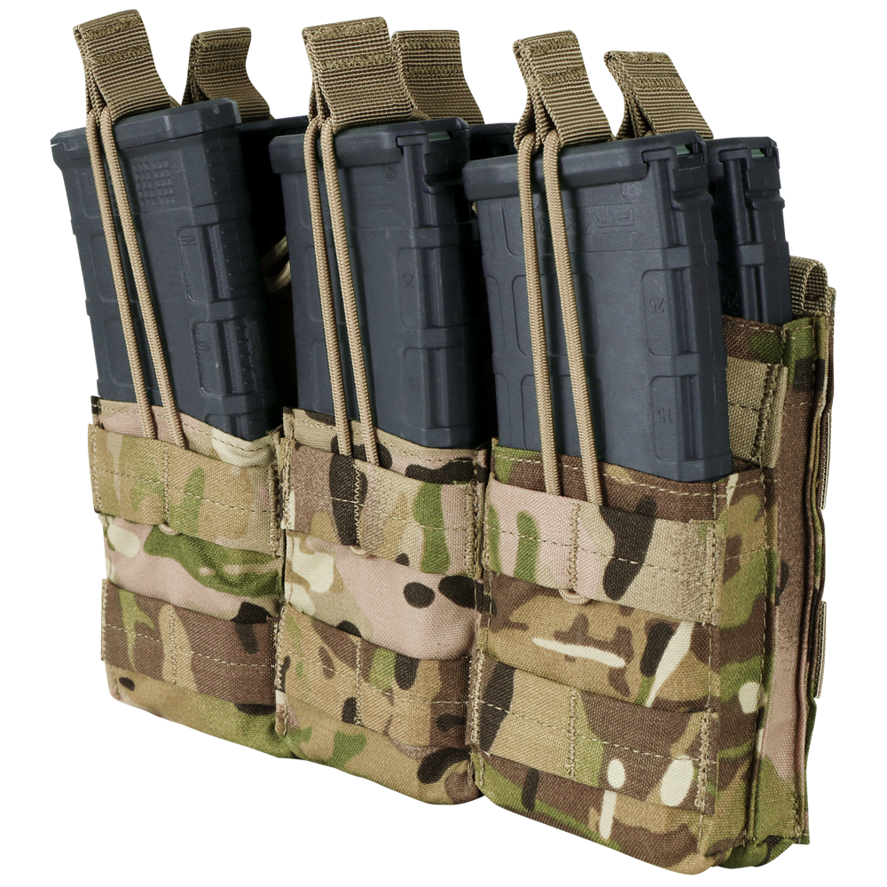 Condor Outdoor Triple Stacker M4 Mag Pouch MultiCam