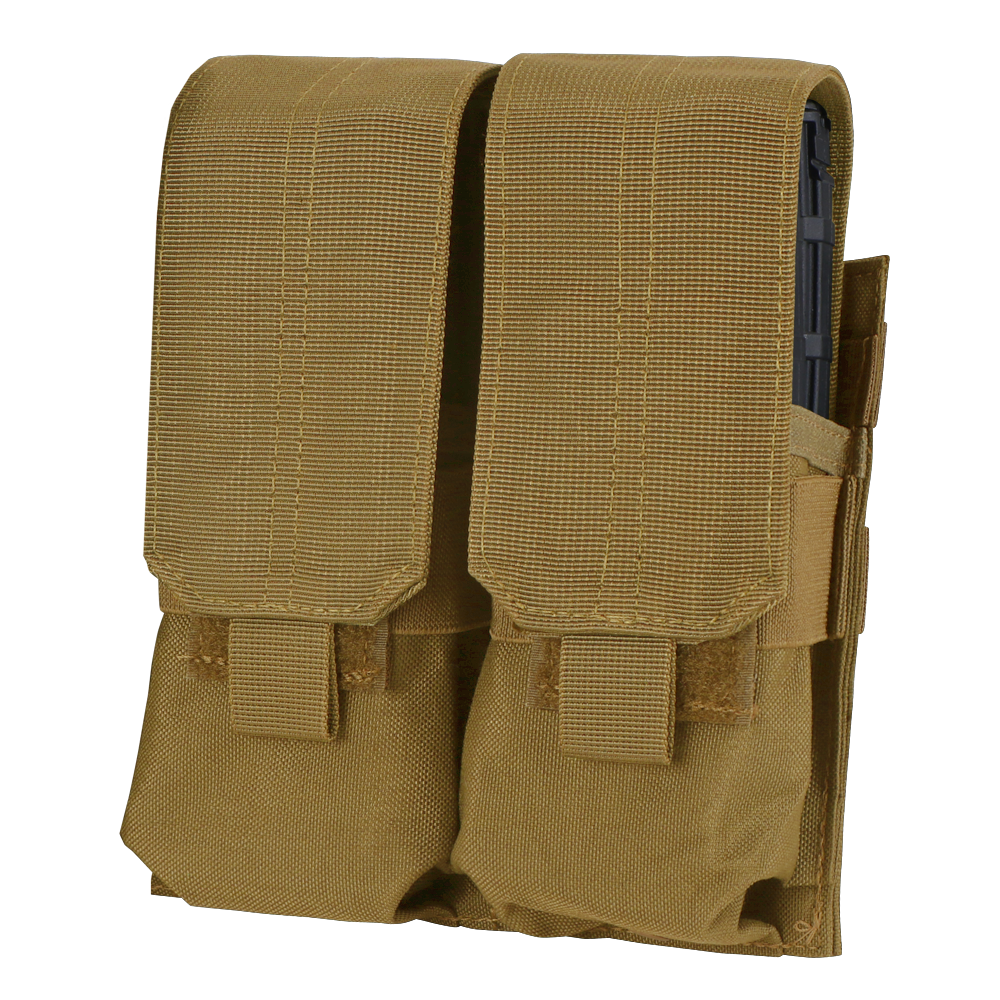 Condor Outdoor Double M4 Mag Pouch Coyote Brown