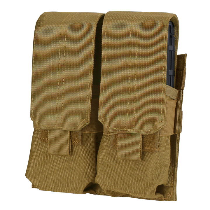 Condor Outdoor Double M4 Mag Pouch Coyote Brown