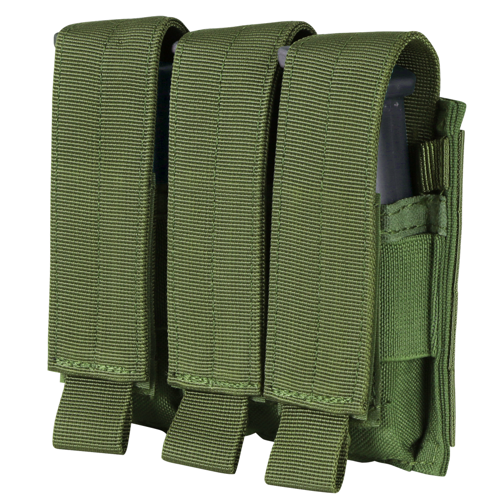 Condor Outdoor Triple Pistol Mag Pouch Olive Drab Green