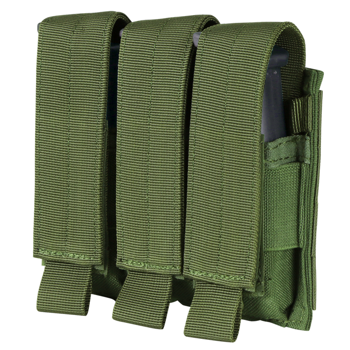 Condor Outdoor Triple Pistol Mag Pouch Olive Drab Green