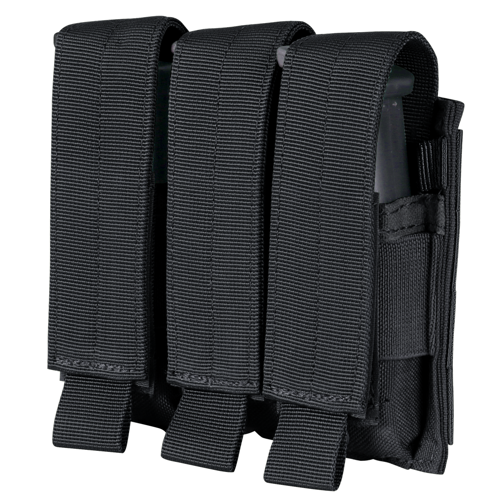 Condor Outdoor Triple Pistol Mag Pouch Black