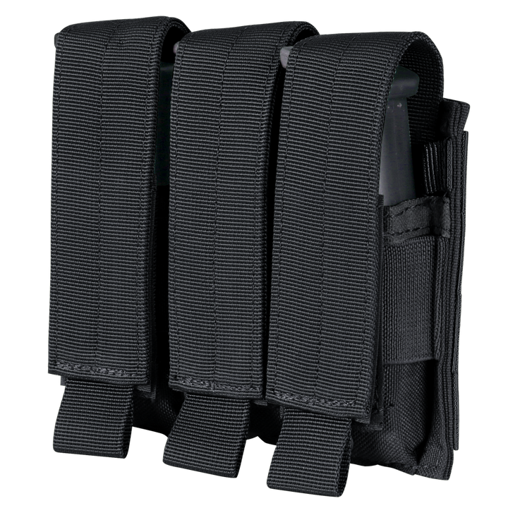 Condor Outdoor Triple Pistol Mag Pouch Black