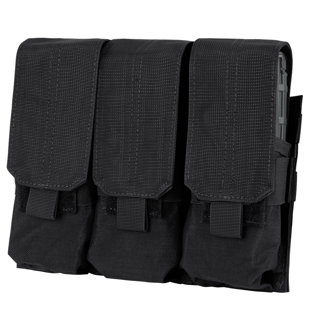 Condor Outdoor Triple M4 Mag Pouch Black