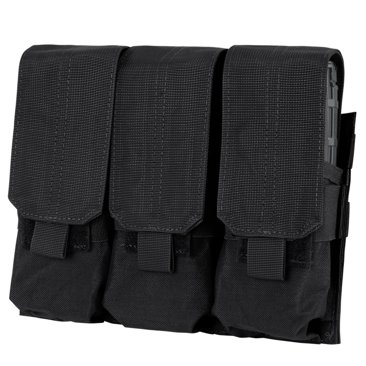 Condor Outdoor Triple M4 Mag Pouch Black