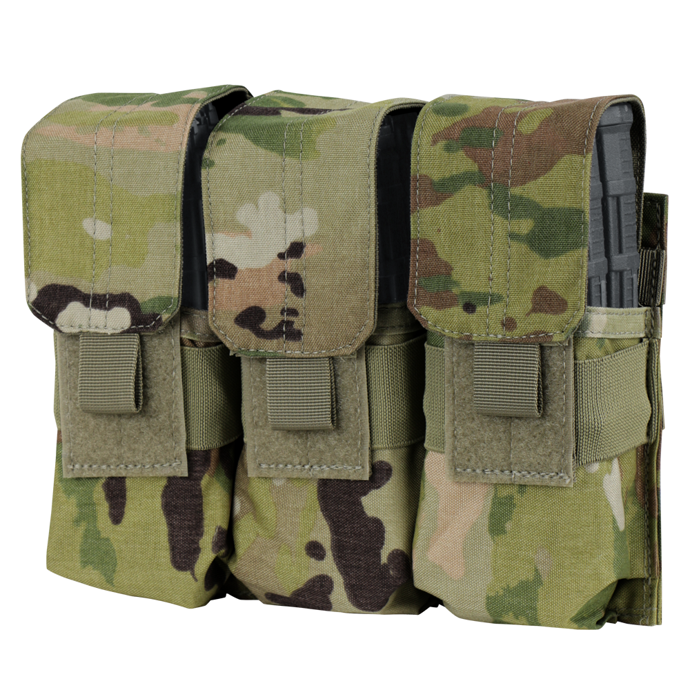 Condor Outdoor Triple M4 Mag Pouch Scorpion OCP