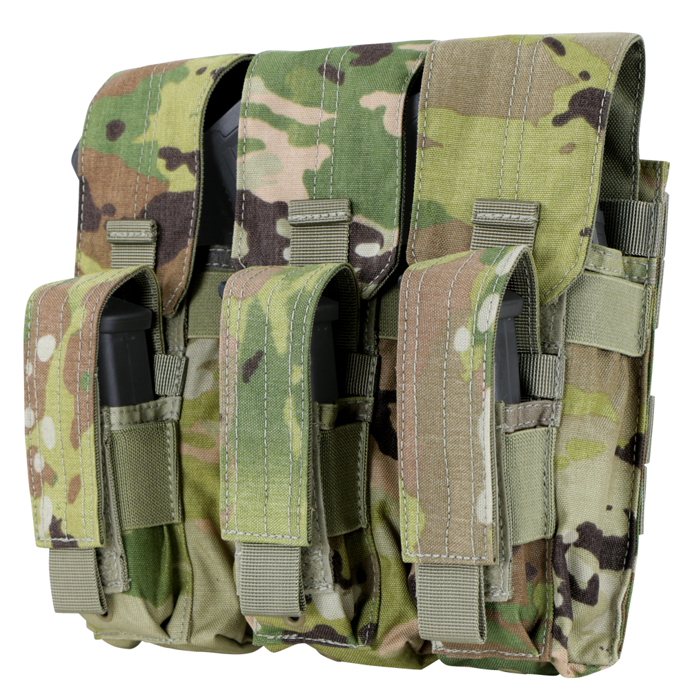 Condor Outdoor Triple AK Kangaroo Mag Pouch Scorpion OCP