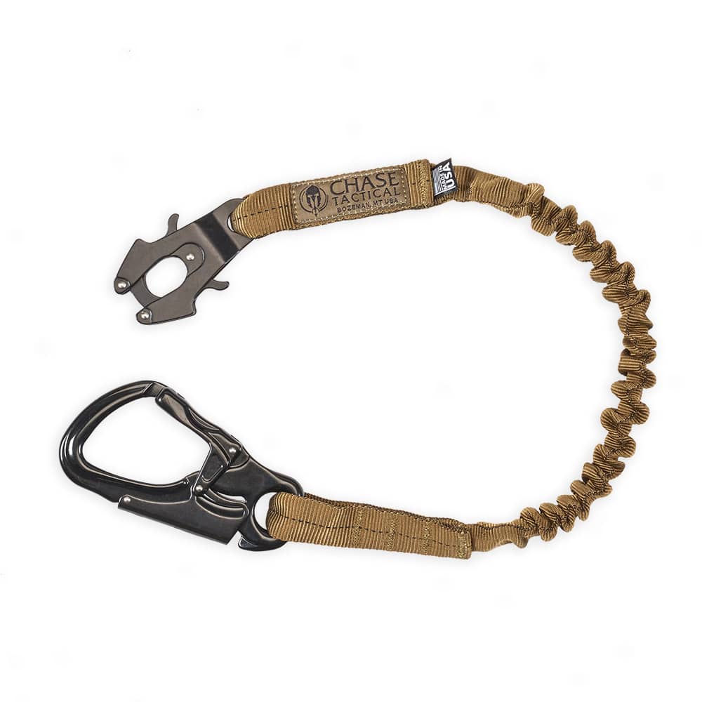 26″ Personal Retention Lanyard + Tango Carabiner & Frog Clamp