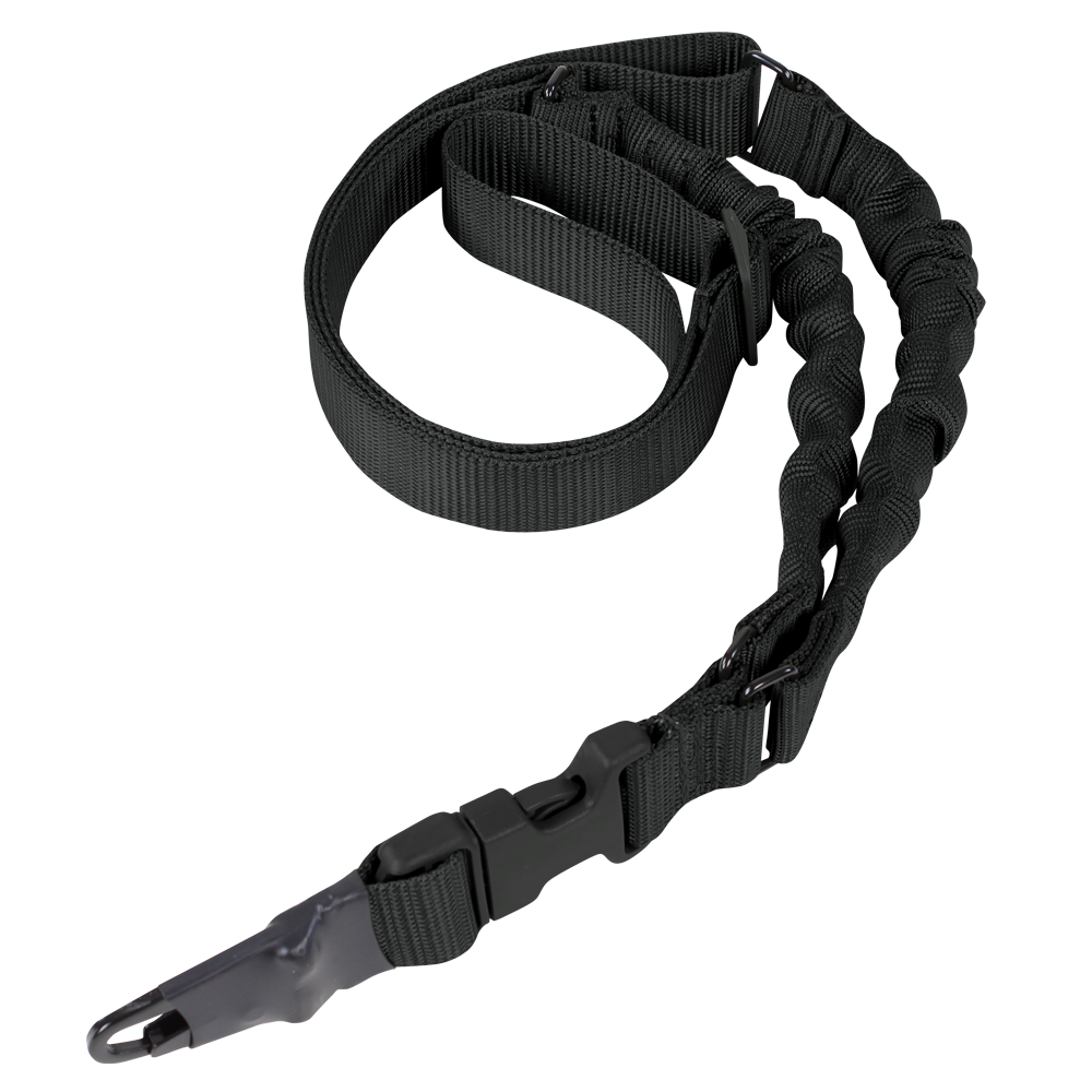 Condor Outdoor Adder Double Bungee One Point Sling in Black