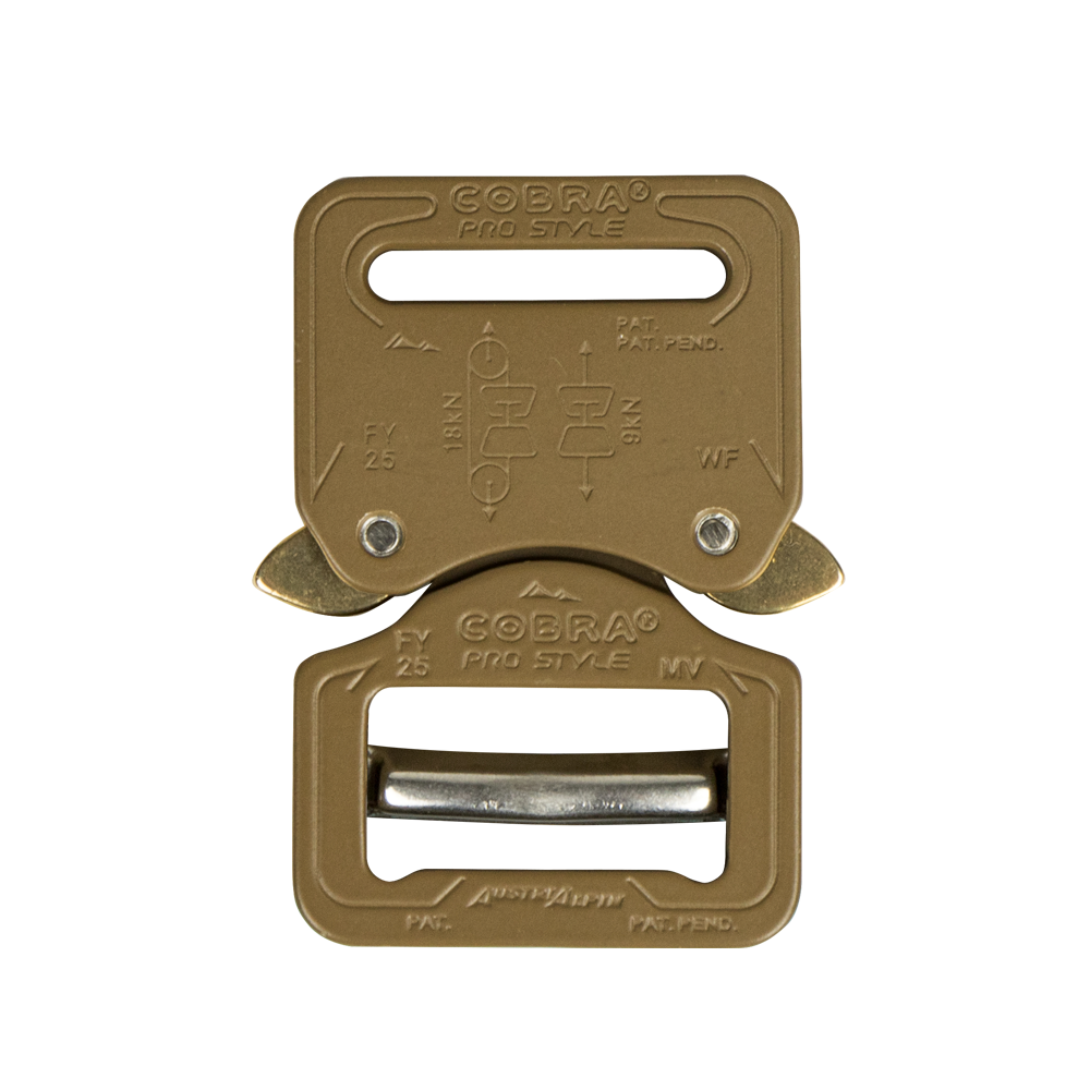 Austrialpin Cobra Buckle 1" Coyote Brown