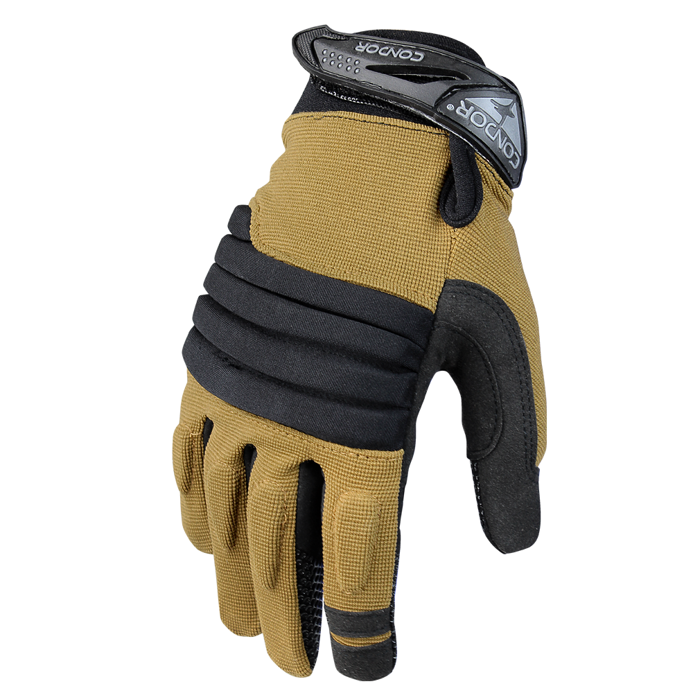 Condor Outdoor Stryker Padded Knuckle Glove  Tan